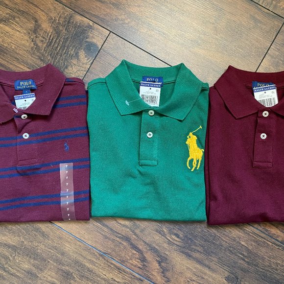 【Brand New Ralph lauren】Boys Short Sleeve Polo Size 7 - Picture 1 of 3